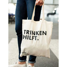Lade das Bild in den Galerie-Viewer, Bio Lemonaid Jutebeutel Trinken hilft - lemonaid Merch - Jute-Beutel "Trinken hilft" - 2