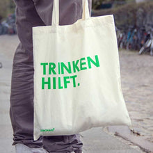 Lade das Bild in den Galerie-Viewer, Bio Lemonaid Jutebeutel Trinken hilft - lemonaid Merch - Jute-Beutel "Trinken hilft" - 3