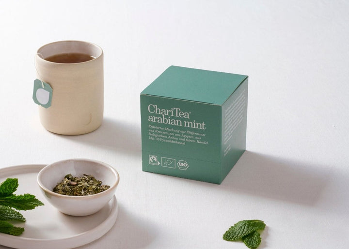 Bio Tee - Fair Trade - ChariTea Arabian Mint - 2