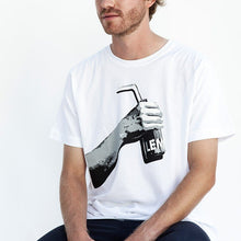 Lade das Bild in den Galerie-Viewer, Bio T-Shirt Unisex GOTS - Fair produziert - Lemonaid Merchandise - Unisex T-Shirt &quot;Hand&quot; weiß - 2
